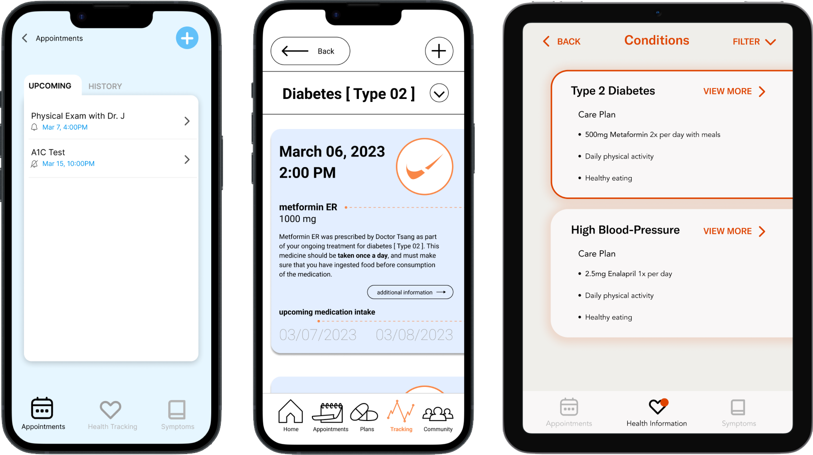 three interface versions