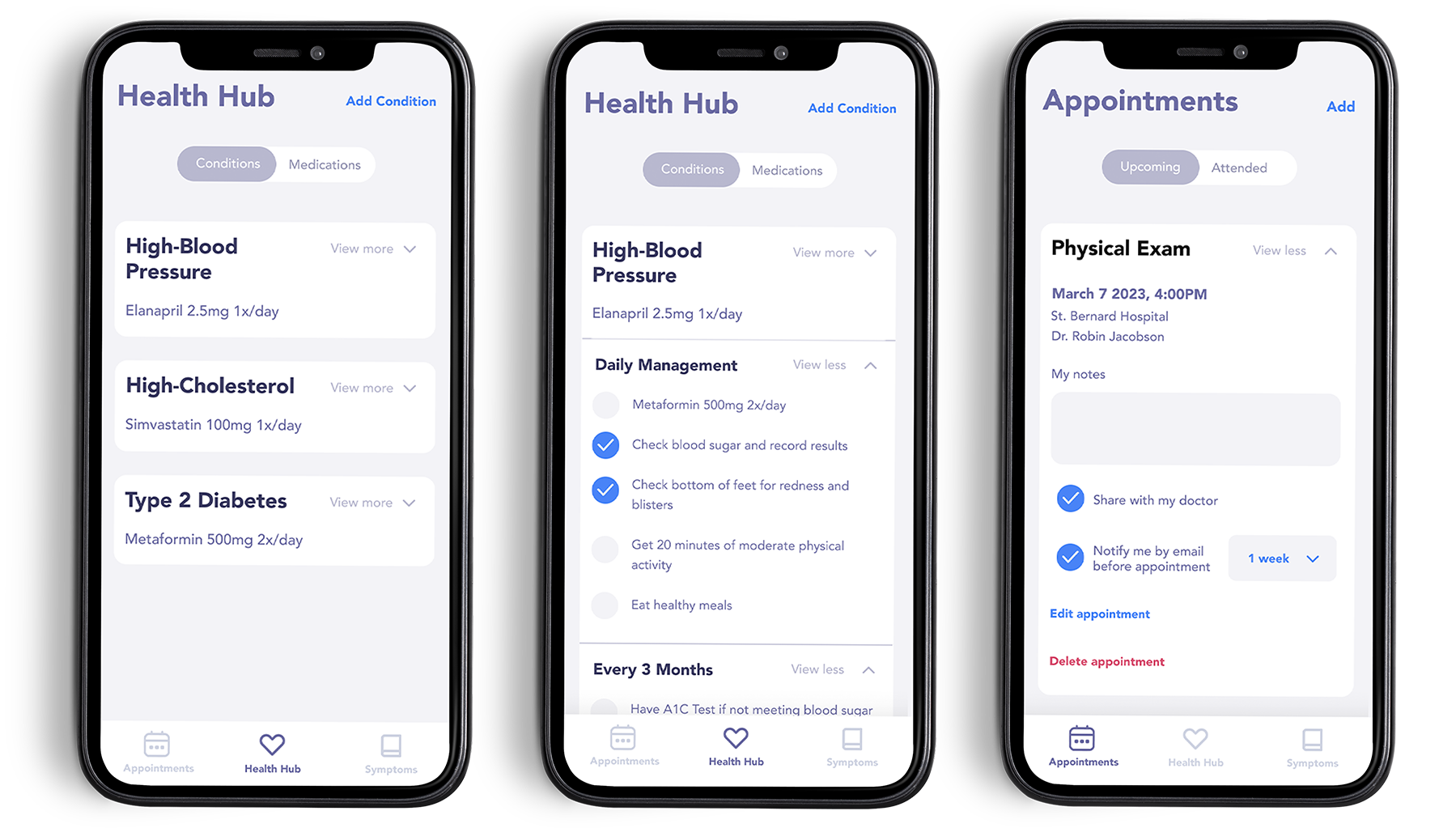 screenshots of login and dashboard app interface